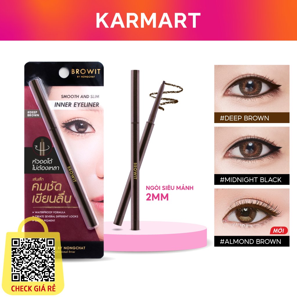 Kẻ Viền Mắt Trong Browit Chì Kẻ Mắt Smooth And Slim Inner Eyeliner 0.1g
