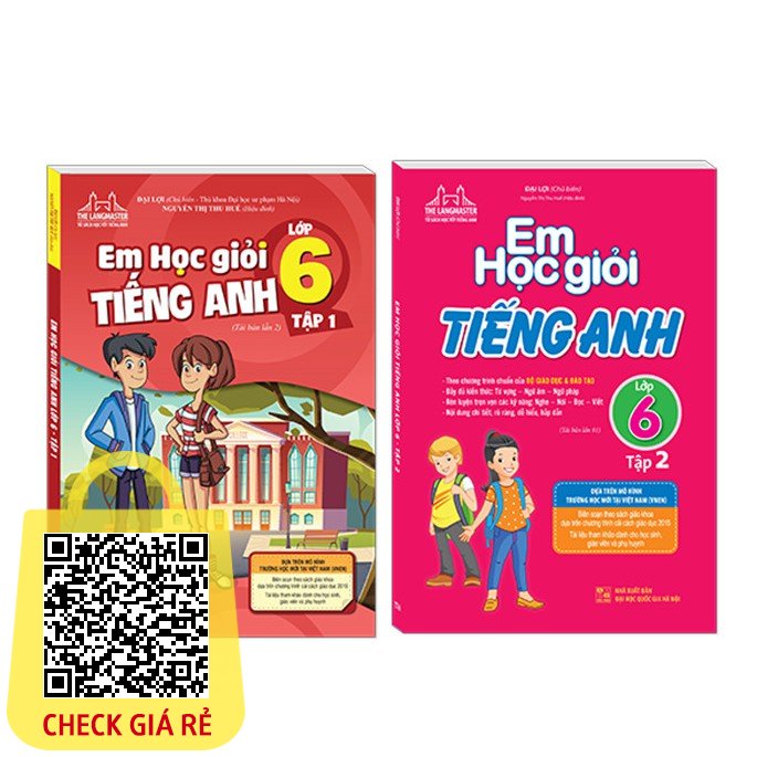 [Mã LIFEMALL995 giảm 10% đơn 99K] Sách - Combo Em học giỏi tiếng Anh lớp 6 ( trọn bộ 2 tập ) Tặng Kèm Bookmark