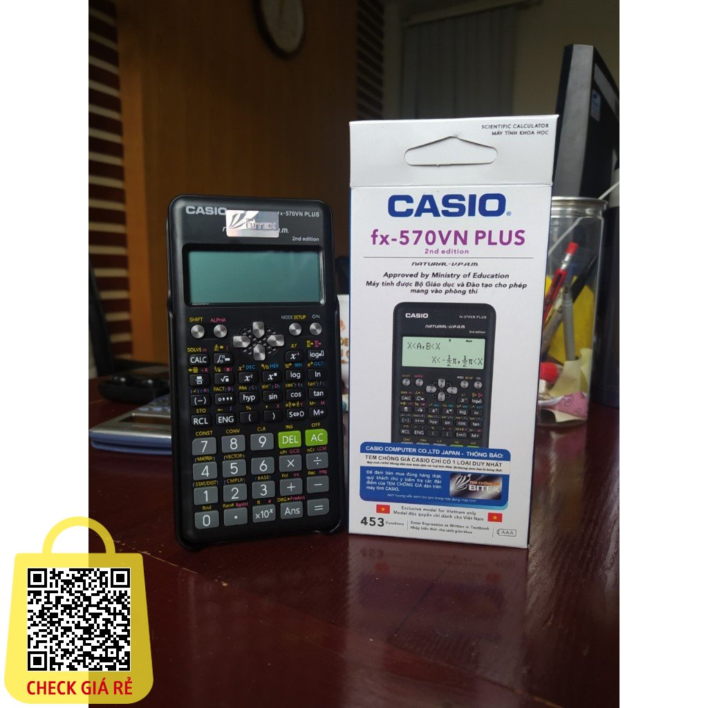 Máy tính Casio Fx-570VN Plus New (Mẫu mới - 2nd Edition)