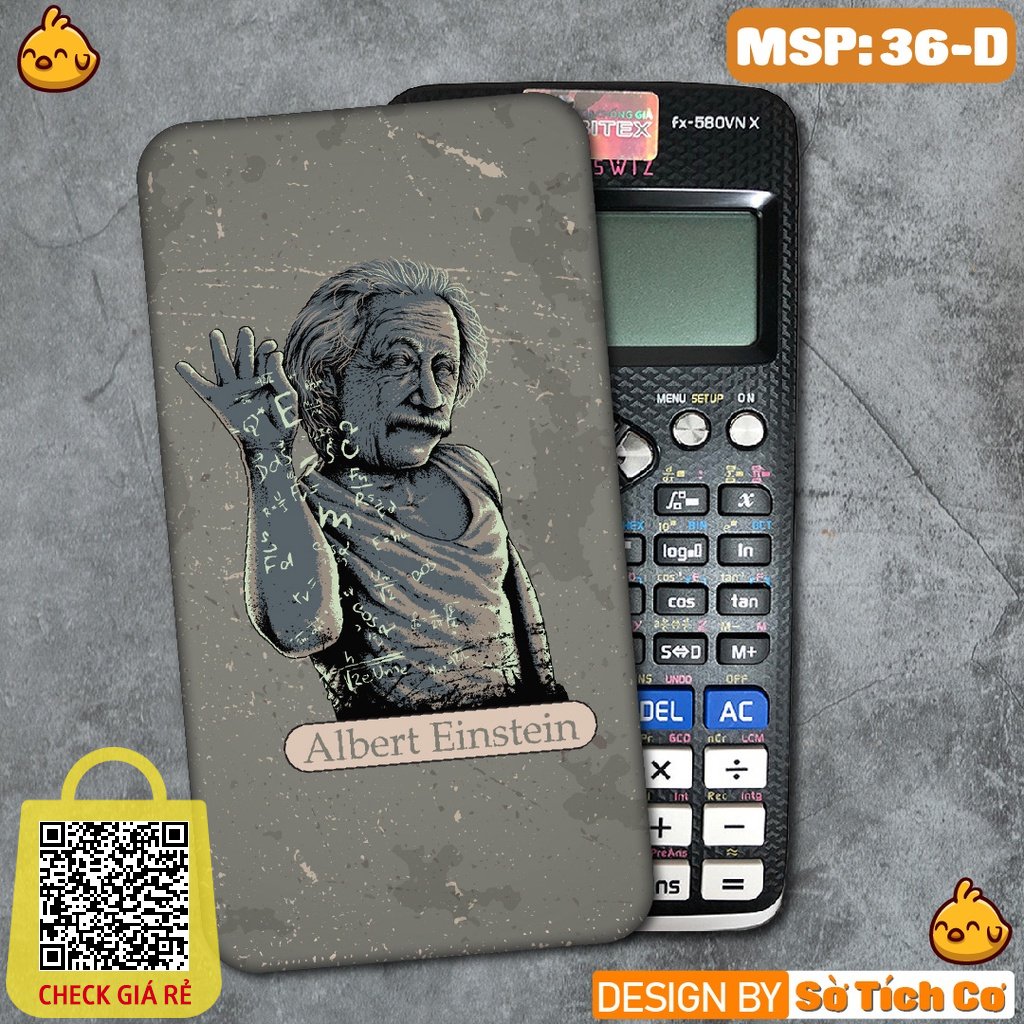 Miếng decal dán máy tính fx-570, fx-580, fx-880, Casio, Vinacal, hình Mix Tổng Hợp MSP: 36