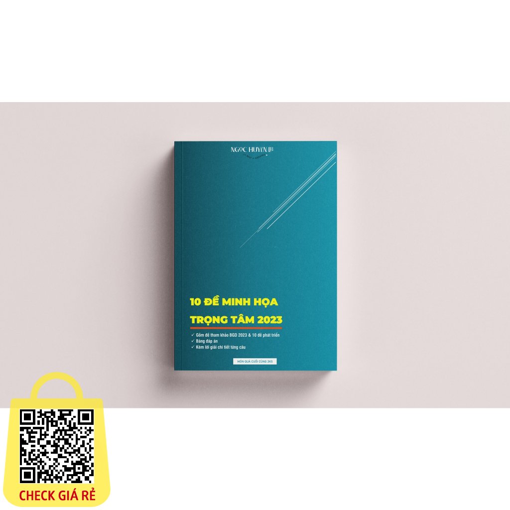 Sách 10 đề minh họa trọng tâm 2023 môn Toán