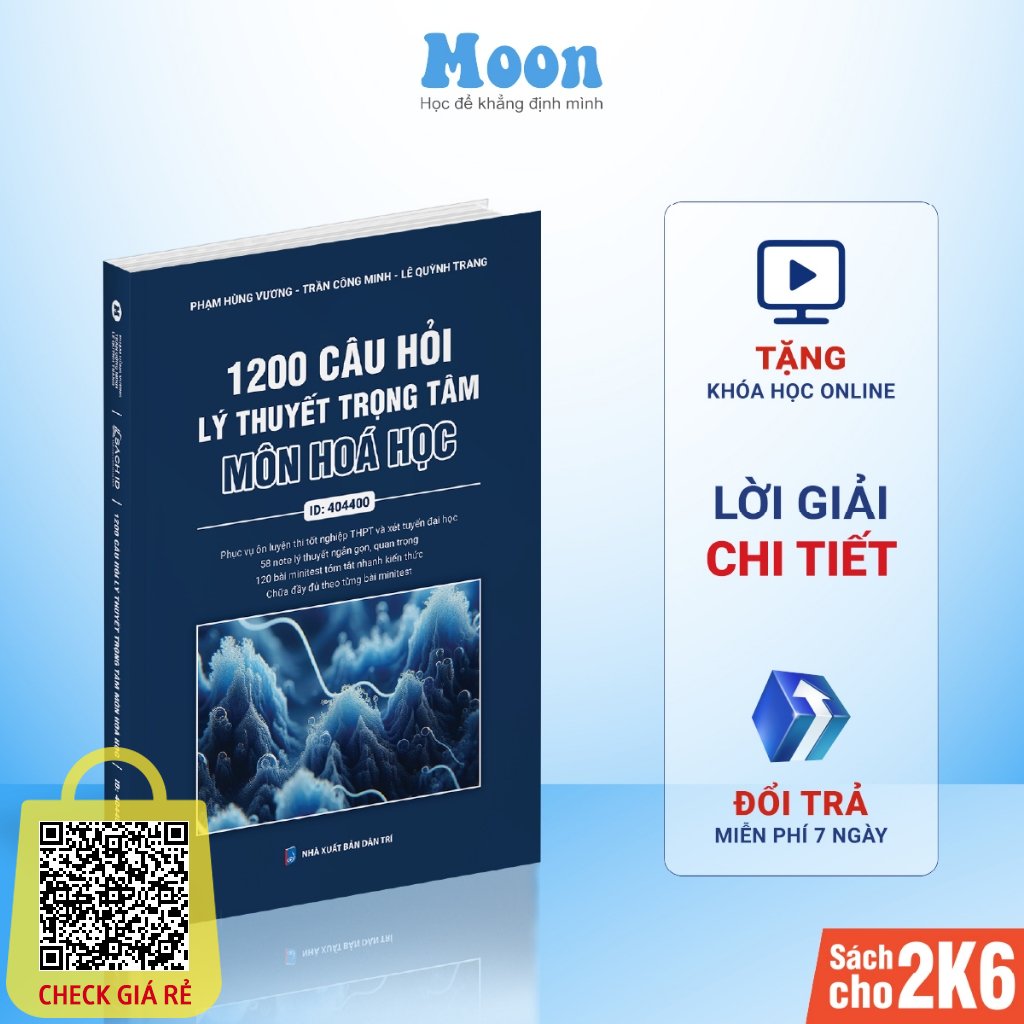 sach 1200 cau hoi ly thuyet trong tam mon hoa hoc on thi thpt va luyen thi danh gia nang luc 2024 moonbook