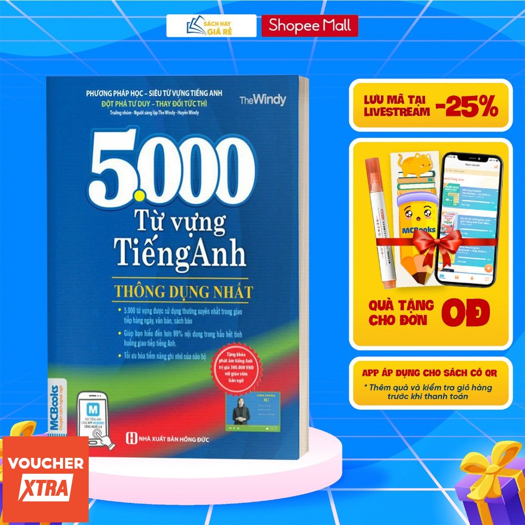 Sách 5000 Từ Vựng Tiếng Anh Thông Dụng Nhất