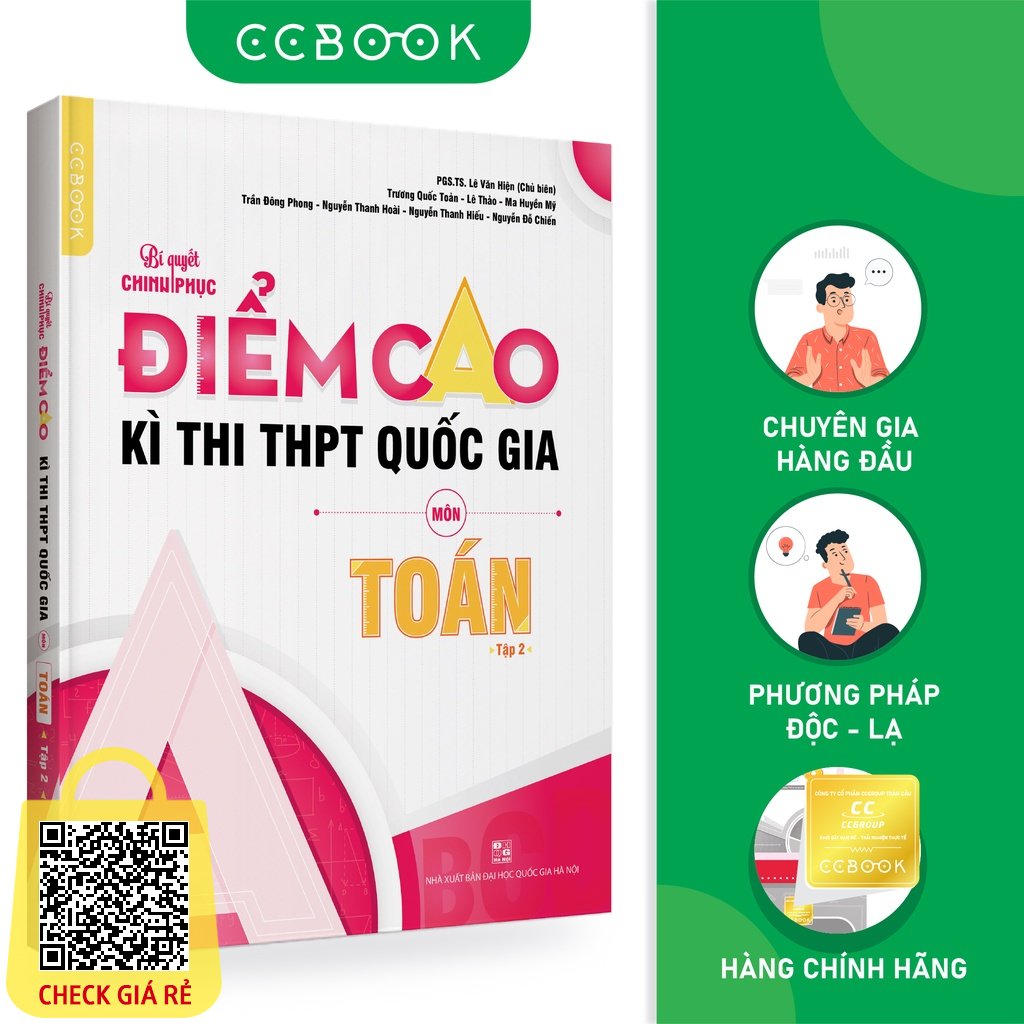 Sach Bi quyet chinh phuc diem cao ki thi THPT Quoc gia mon Toan Tap 2 On thi dai hoc Chinh hang CCbook