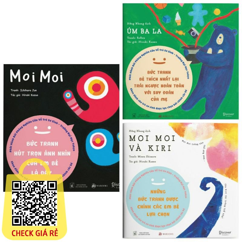 Sách Bộ 3 quyển Ehon Moi Moi và những người bạn