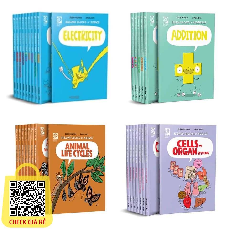 Sách Building blocks of science nhập màu 32 quyển