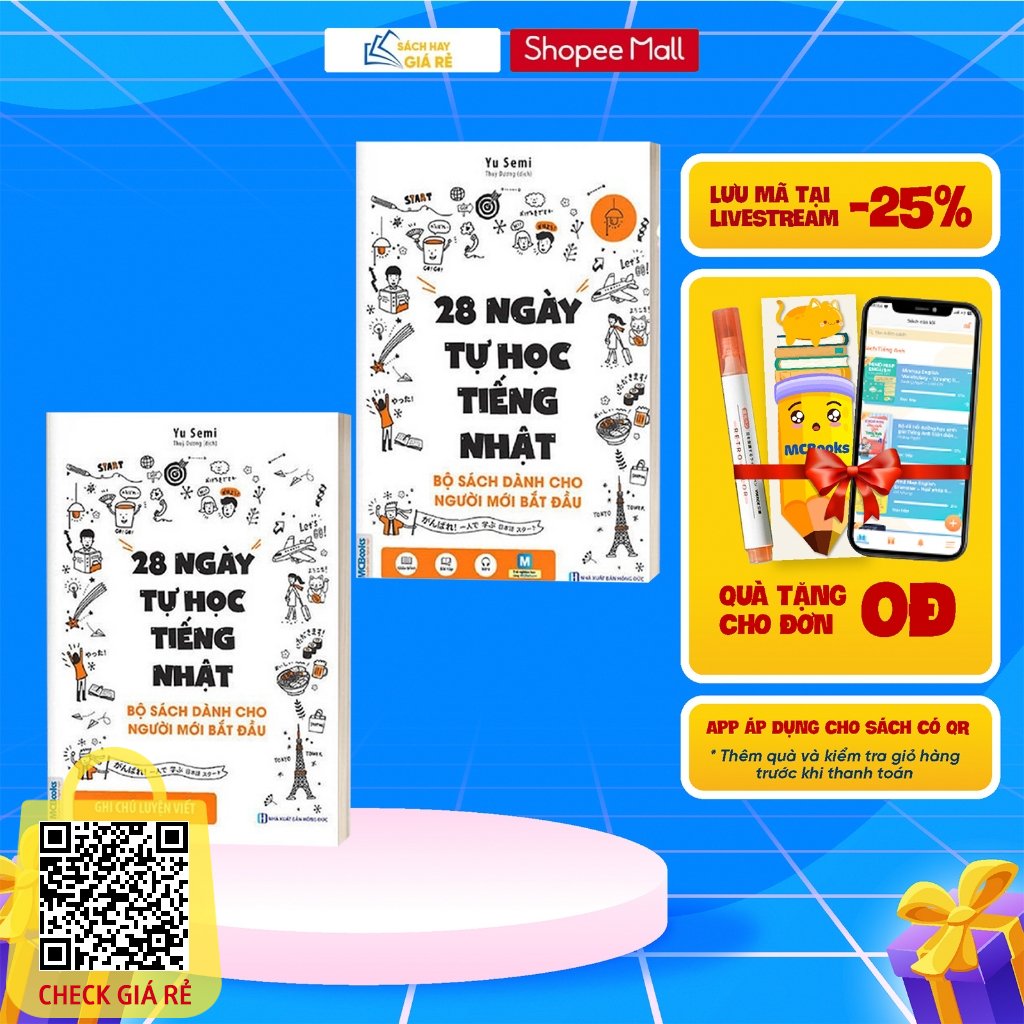 Sach Combo 28 ngay tu hoc tieng Nhat