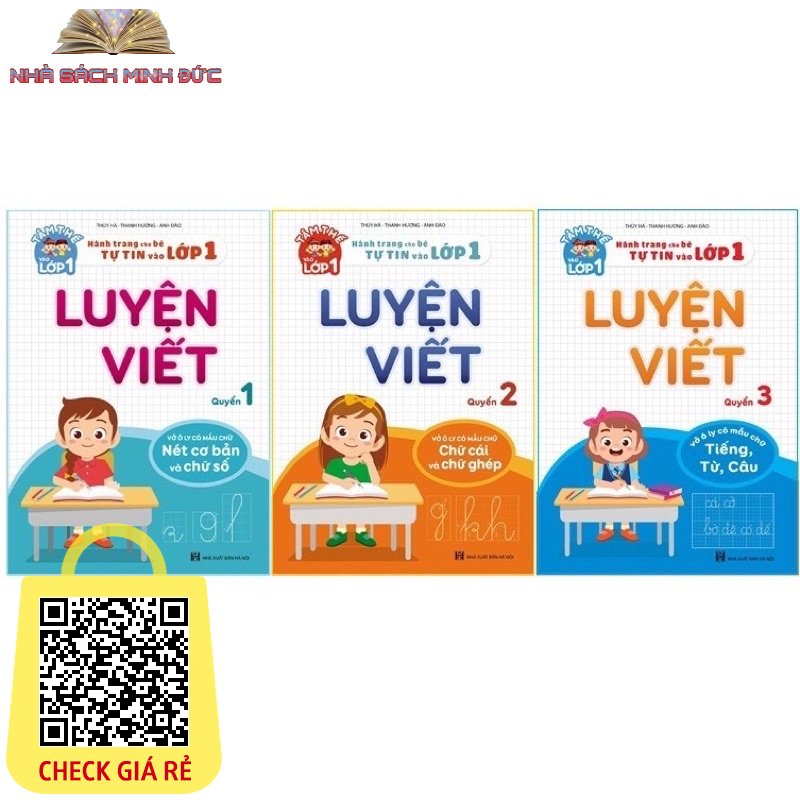 Sach Combo 3 cuon Luyen Viet Tam the vao lop 1 Quyen 123 (3 cuon)
