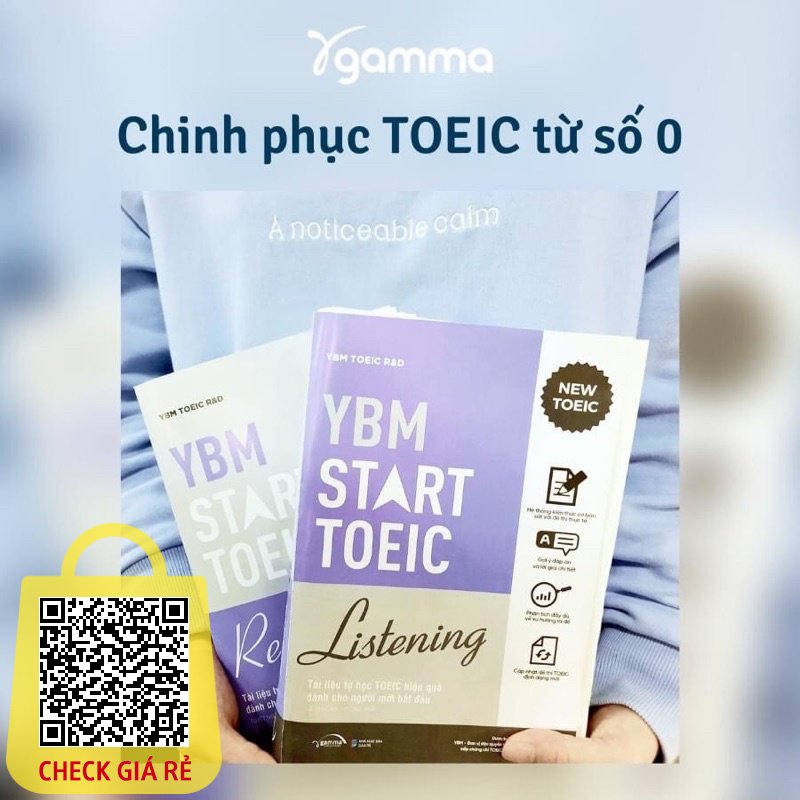 Sách Combo: YBM START TOEIC: Listening + Reading (Tài liệu tự học TOEIC hiệu quả dành cho người mới bắt đầu)
