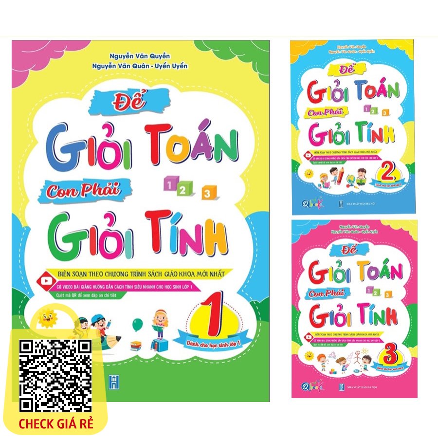 Sach De Gioi Toan Con Phai Gioi Tinh Danh cho hoc sinh lop 1 -2 -3 (le tuy chon).