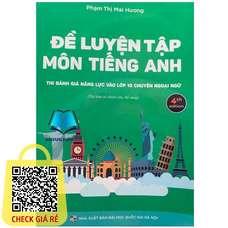 Sách Đề luyện tập môn tiếng anh đánh giá năng lực thi vào lớp 10