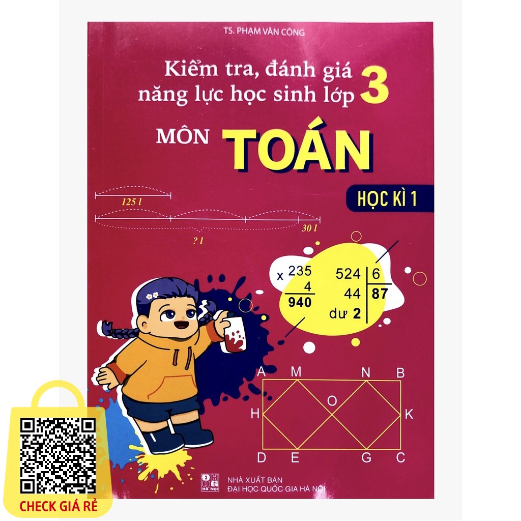 Sách Kiểm tra, đánh giá năng lực học sinh lớp 3 môn Toán (mới 2022)
