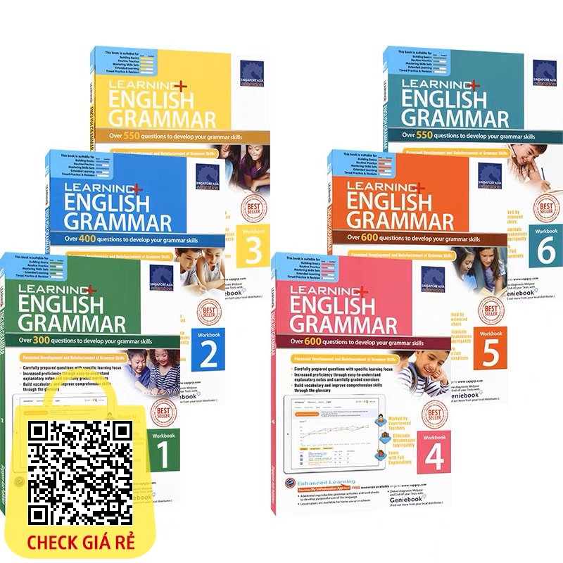Sach Learning English Grammar SAP nhap mau 6 quyen