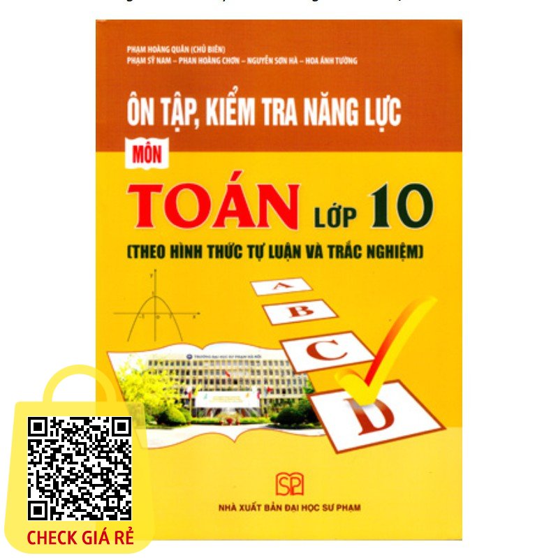 Sách Ôn tập kiểm tra đánh giá năng lực môn Toán lớp 10