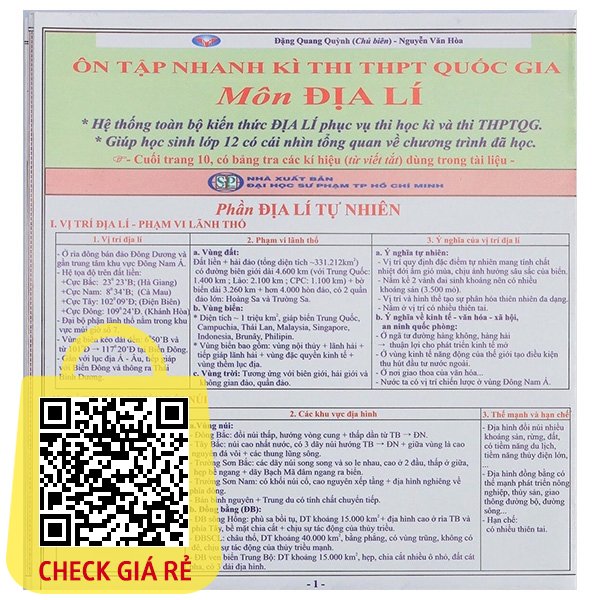 Sach On Tap Nhanh Ki Thi THPT Quoc Gia Mon Dia Li