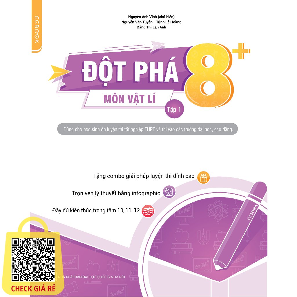 Sach on thi THPT quoc gia 2024 hoc nhanh bang Infographic Dot pha 8+ mon Vat li tap 1