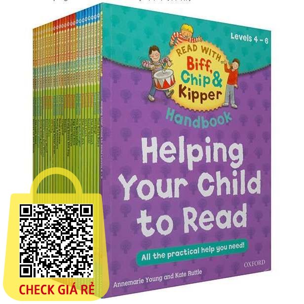 Sach Oxford Reading Tree Biff - Chip and Kipper Level 4-5-6 nhap mau 25 quyen kem link audio