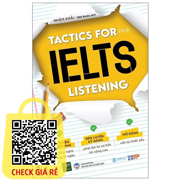 Sách Tactics For IELTS Listening 1980books