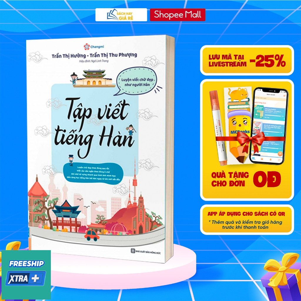Sách Tập viết tiếng Hàn