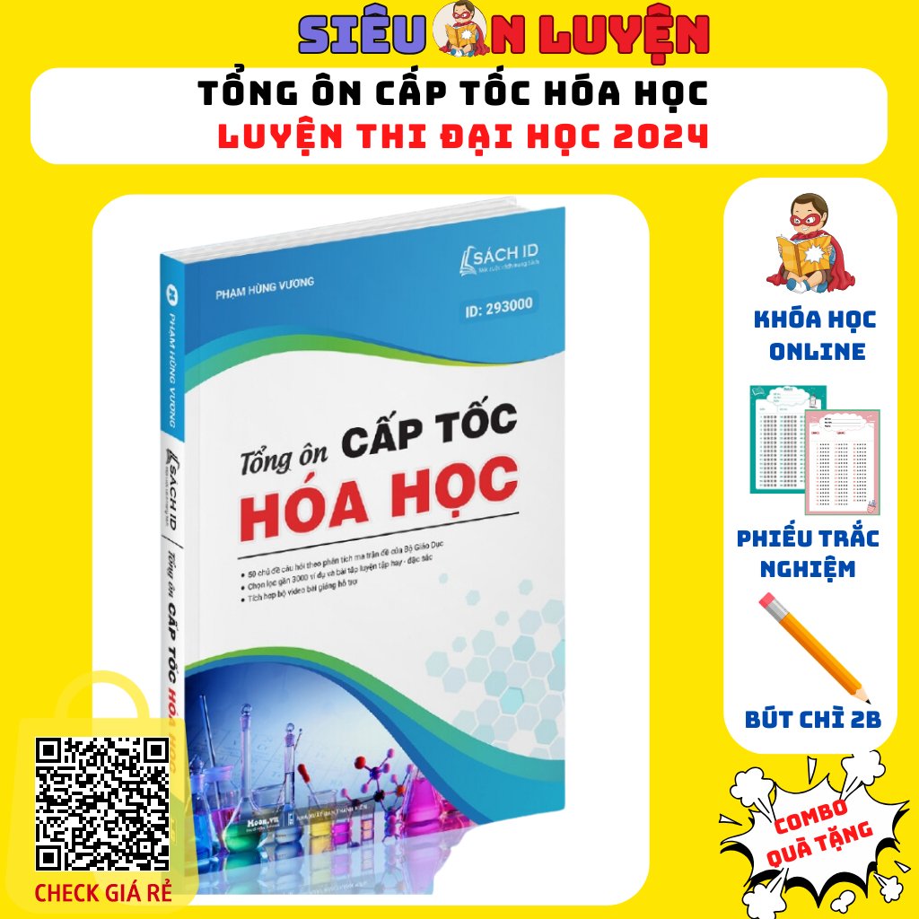 Sách- Tổng Ôn Cấp Tốc Hóa Học- Luyện Thi THPT Quốc Gia Và Đại Học Năm 2023
