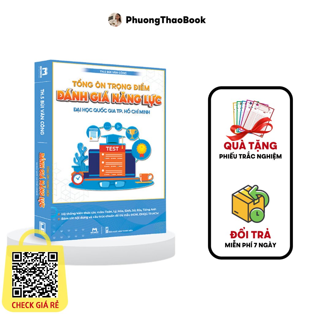 Sách Tổng ôn trọng điểm kỳ thi đánh giá năng lực