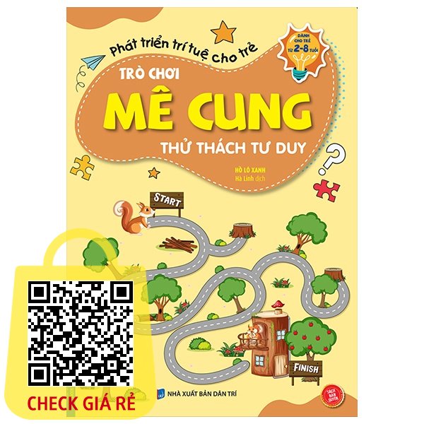 Sách Trò Chơi Mê Cung - Thử Thách Tư Duy (2-8 Tuổi)