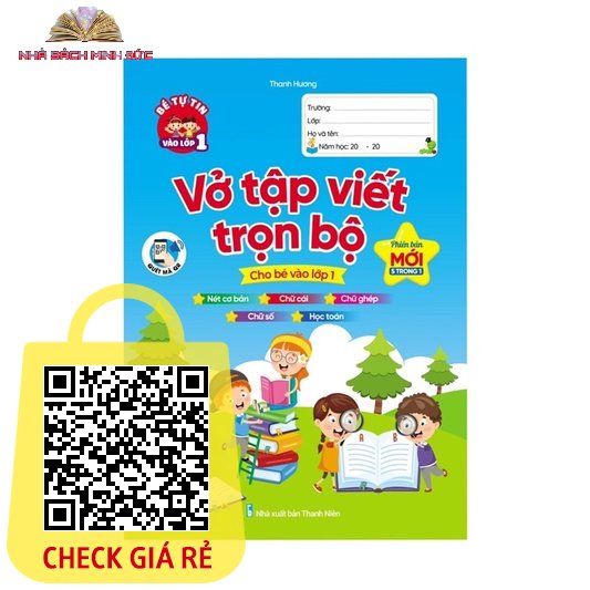 Sách Vở Tập Viết Trọn Bộ Cho Bé Vào Lớp 1 Phiên Bản Mới Nhất 5 Trong 1