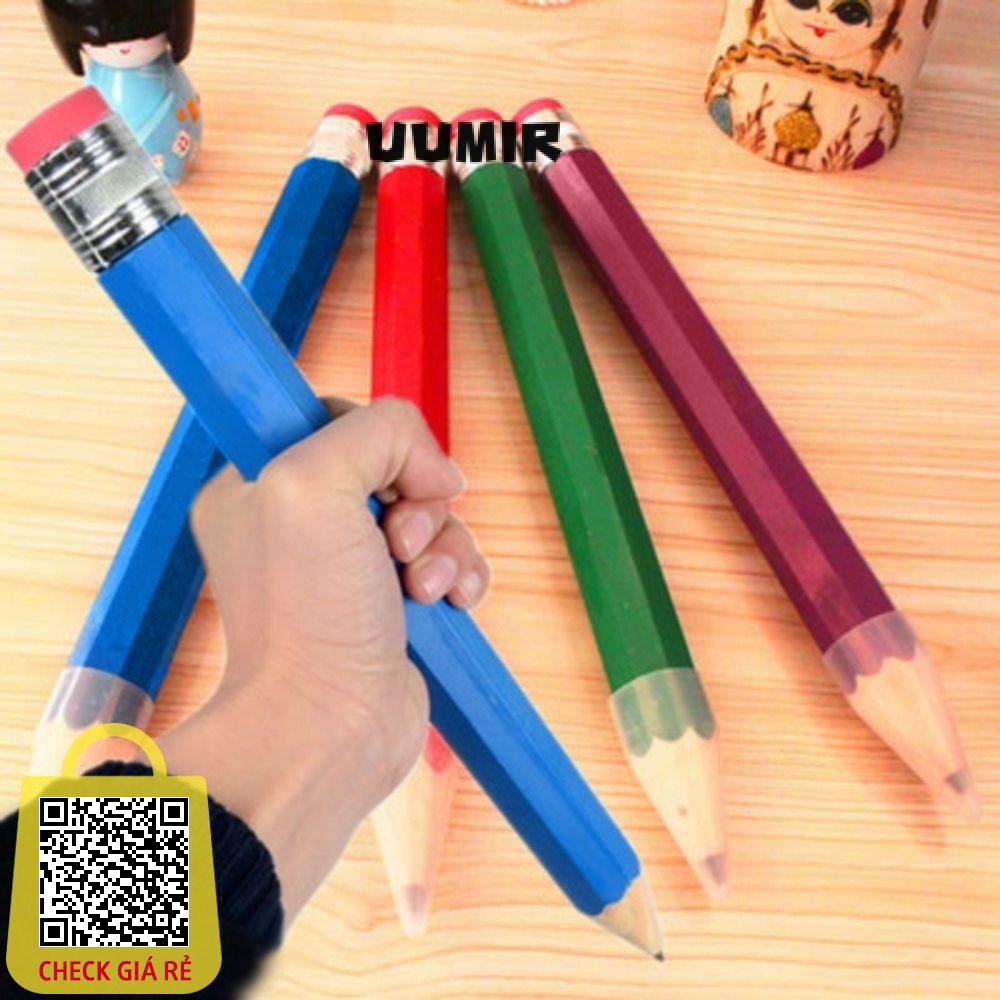UUMIR Bút Chì Khổng Lồ Kèm Gôm Tẩy Dùng Làm Đạo Cụ Học Tập